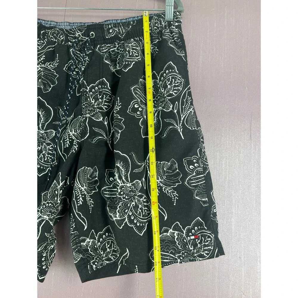 Tommy Hilfiger Mens Navy White Vacation Floral Swim Trunks Board Shorts Preppy L - Picture 6 of 13